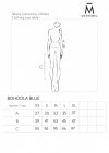 Bohoola Blue/Niebieskie jeansowe spodnie rurki z wysokim stanem Merribel rozmiar - M