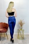 Bohoola Blue/Niebieskie jeansowe spodnie rurki z wysokim stanem Merribel rozmiar - XL