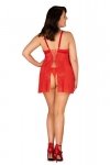 Komplet Model Blossmina Chemise Red - Obsessive