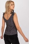 Koszulka Top Model WN-TP-1335.63P Black/Beige - Rue Paris