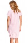 Koszulka nocna Koszula Nocna  Ciążowa Model TCB.9504 Pink - Doctor Nap