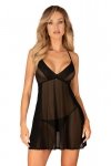 Komplet Model Latinesa babydoll Black - Obsessive