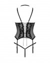 Obsessive Gorset i stringi Alessya czarne