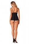 Obsessive Top i figi Bella Rou czarne