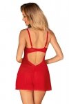 Obsessive Babydoll i stringi Chilisa czerwone