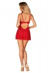 Obsessive Babydoll i stringi Chilisa czerwone