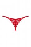 Obsessive Figi stringi otwarte Ingridia czerwone