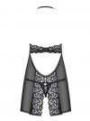 Obsessive Babydoll i stringi Joylace czarne