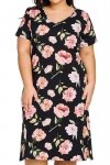 Taro Koszula nocna Peony 3160 01 czarna