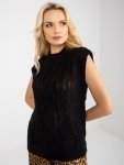 Kamizelka-D90027W90785B3-czarny rozmiar - L/XL