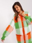 Kardigan-BA-SW-0318.33X-pomarańczowy rozmiar - ONE SIZE
