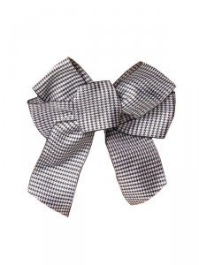 Kokarda na zapięcie biustonosza trzyrzędowa BA19 HOUNDSTOOTH