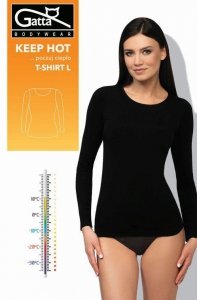 T-SHIRT L WOMEN KEEP HOT 004.2077S