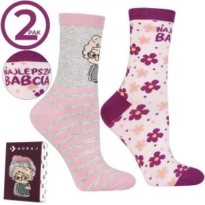 SKARPETEK DAMSKICH NAJLEPSZA BABCIA CSLB450-004/2