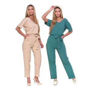 KOMBINEZON DAMSKI Z PASKIEM KBB3500-001