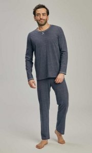 204184 PIŻAMA MĘSKA DŁUGI RĘKAW - WADIMA JZ 23/24