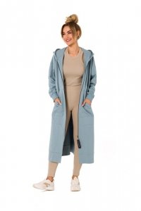 Moe M729 Bluza długa jak parka - agawa