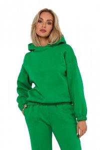 Moe M759 Bluza z kapturem - soczysta zieleń
