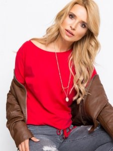Bluzka-RV-BZ-5122.11P-czerwony rozmiar - XL