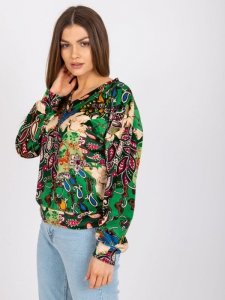 Bluzka-DHJ-BZ-6033-2.46P-zielony rozmiar - ONE SIZE