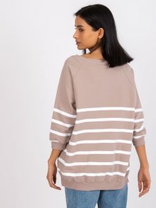 Bluzka-RV-BZ-7556.68-ciemny bezowy rozmiar - L/XL