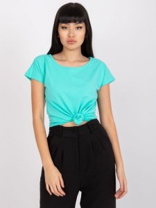 T-shirt-RV-BZ-4622.37-turkusowy rozmiar - M