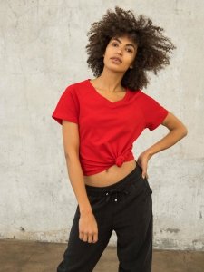 T-shirt-RV-TS-5229.34P-czerwony rozmiar - XL