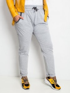 Spodnie dresowe-RV-DR-4765.52-szary rozmiar - 3XL