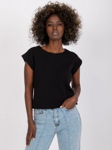 T-shirt-RV-TS-4833.68P-czarny rozmiar - S