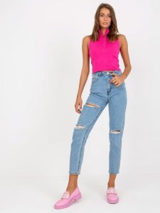 Spodnie jeans-EM-SP-RD1266.83-niebieski rozmiar - 42