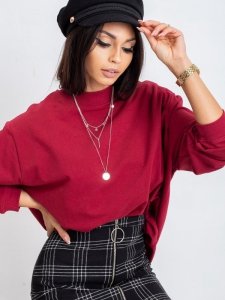 Bluza-RV-BL-5185.87P-bordowy rozmiar - L/XL