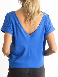 T-shirt-RV-TS-4662.35P-ciemny niebieski rozmiar - S