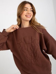 Bluza-EM-BL-617-4.41P-brązowy rozmiar - ONE SIZE