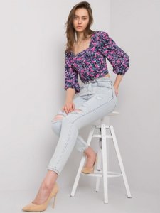 Spodnie jeans-MR-SP-901.05P-jasny niebieski rozmiar - 31