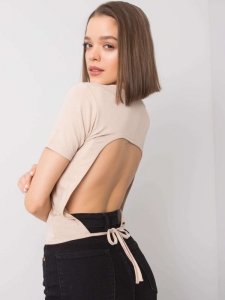 Bluzka-95-BZ-639012.30P-beżowy rozmiar - L