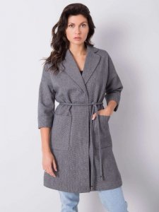 Płaszcz-RL-PL-2718.29P-ciemny szary rozmiar - XL