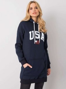 Bluza-RV-BL-6676.67-granatowy rozmiar - M