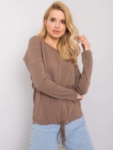 Bluzka-RV-BZ-5122.15P-brązowy rozmiar - XL