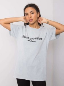 T-shirt-157-TS-6449.50P-szary rozmiar - S