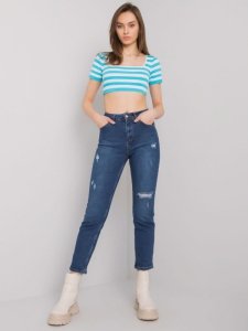 Spodnie jeans-MR-SP-5338.17-ciemny niebieski rozmiar - 34