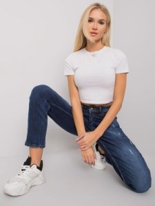 Spodnie jeans-MT-SP-1210.39P-ciemny niebieski rozmiar - 26