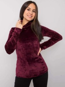 Bluzka-LK-BZ-508410.07P-bordowy rozmiar - M/L