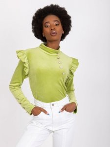 Bluzka-DHJ-BZ-6533A.44P-limonkowy rozmiar - ONE SIZE