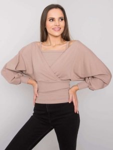Bluzka-RV-BZ-7311.02X-ciemny bezowy rozmiar - M
