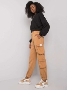 Spodnie dresowe-RV-DR-7364.01P-camelowy rozmiar - S/M