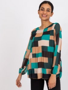 Bluzka-DHJ-BZ-8643.38P-ciemny zielony rozmiar - ONE SIZE