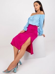 Spódnica-WN-SD-1705.86-fuksjowy rozmiar - L