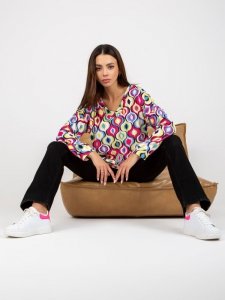 Bluza-RV-BL-8186.14X-różowy rozmiar - S/M