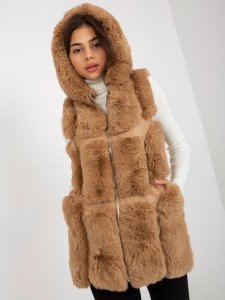Kamizelka-AI-KZ-FL202046.13X-camelowy rozmiar - M