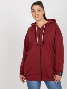 Bluza-RV-BL-8277.28-bordowy rozmiar - ONE SIZE